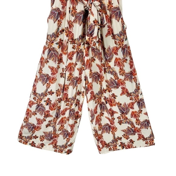 Free People Hot Tropics Wide Leg Crop Jumpsuit Size 2 - Picture 6 of 15